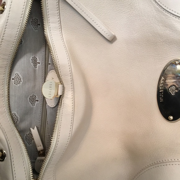 Mulberry Taylor Leather Satchel Hand Bag With Serial Number 1587121 - Picture 9 of 15